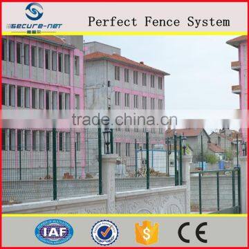 pvc coated garden fencing 3D curved fence factory directing supply