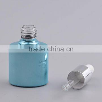 Empty Transparent Glass Bottle Essential Oil Bottles With Aluminum Dropper Cap