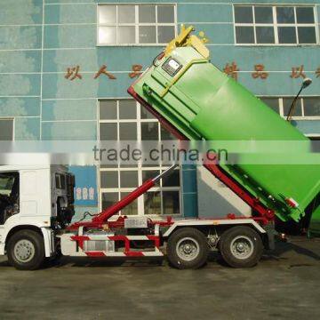 QINGZHUAN 25T SINOTRUK 6X4 Hooklift Truck Garbage Truck for Sale (manufacturer) photo-4