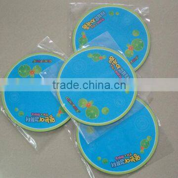 rubber EVA coaster|soft rubber coaster;eva plastic coaster;soft EVA Foam coaster