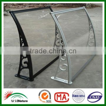 clear plastic awnings,balcony awning bracket,rain awning