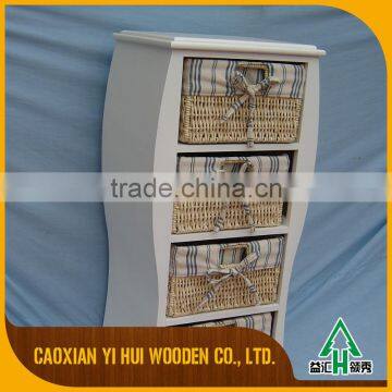 3 Drawer Wood Cabinets With Rose Drawers photo-4