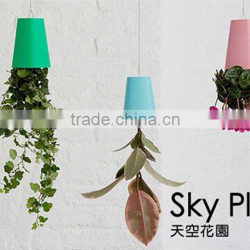 New arrival hanging flower pot sky planter Upside-Down Plant Pot fashion sky planter