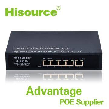 10/100Mbps 4+1 5 Port Network Poe Switch photo-3