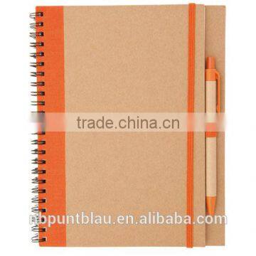 Recycled Cardboard Ecofriendly Block-notes With Ballpen 65pages photo-5