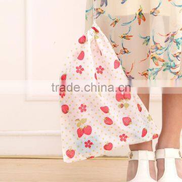 Q1117 Travel Portable Rope Pulling Dust Bag for Shoes photo-3