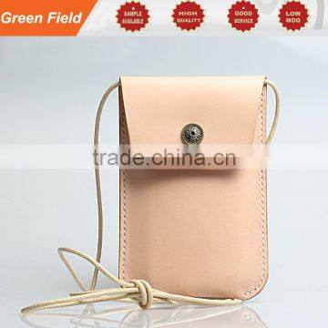 leather zipper pouch for mobile phone, small leather pouches