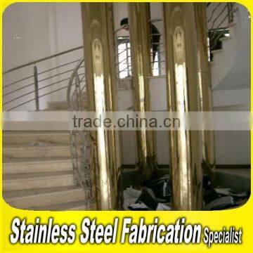 Decorative Embossed Color Stainless Steel Column Cover photo-6