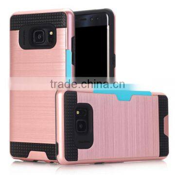 Drawbench Phone Case With Card Slot Phone Hull TPU + PC Material Back Cover for Samsung Note 7 photo-2