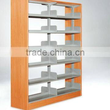 New 6 tiers steel double sides book shelf