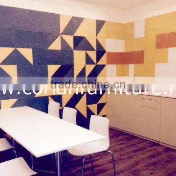 Colorful Modern Art Designed Acrylic Solid Surface Decorating Wall Panel photo-4