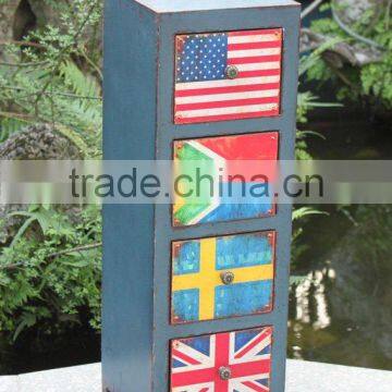 2015 American style cabinet, antique wooden cabinet for home decoration