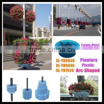 Vertical Garden Planters for Lamp Post Greening Decoration, Lamp Post Planter