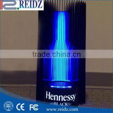 led light up plastic beer wine bottle holder