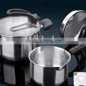 6pcs Induction Based Stainless Steel Cookware Set photo-3