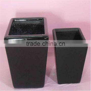 SJ20171008 2017 Hot Sale Black Square Plastic Flower Pot With Different Colors photo-2