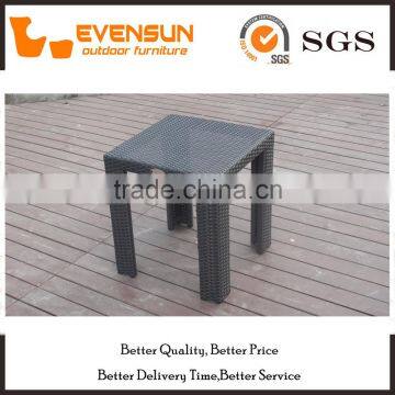 Fashion PE Rattan Table WIth Glass Top photo-3
