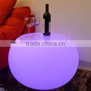 Bar and Lounge Glow Furniture 58*58*49cm LED Lighted Round Table photo-2