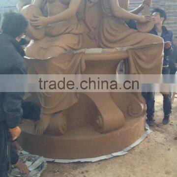 Outdoor Garden Decoration Metal Craft Water Large Bras Water Fontain photo-3