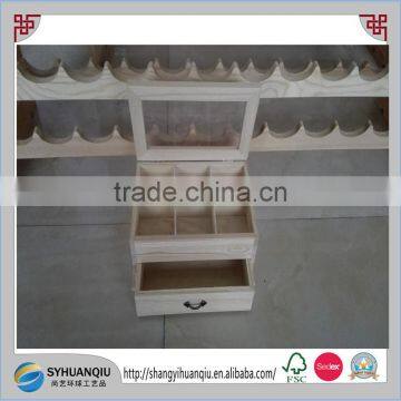 American market Hot sell fuctional Wooden Tea Display Box