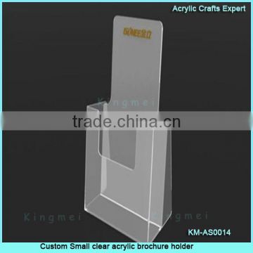 2015 china wholesale acrylic brochure holder wall mount