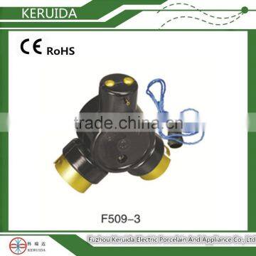 E27 Bakelite Twin Socket Lampholder/bulb Holder/light Socket CE Approved photo-3