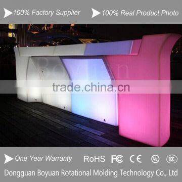 Rotational Molding Plastic LED Bar Reception Counter, Led Bar Desk photo-3