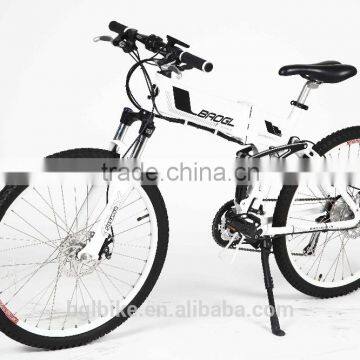 26'' Folding Electric Mountain Bicycle 36v 250w With Dual Suspension photo-2