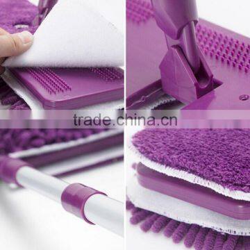 China Chenille and Microfiber Mop for Floor Cleaning photo-3