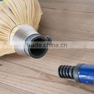 Roofer Detachable Steel Handle Hard Bristle Broom photo-5