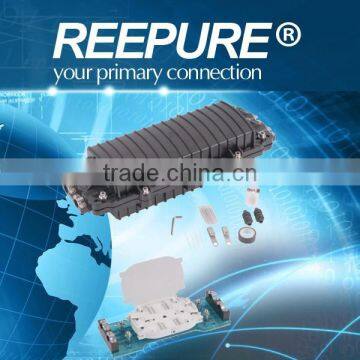 Fiber optical Splice Closure with 2 inlets/outlets