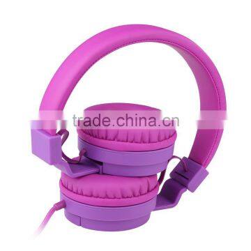 Stereo Folding Stretchable Headphones Adjustable Headband Headset Kids Earphones With In-line Mic for Iphone/ipad/mp3/mp4/laptop photo-5