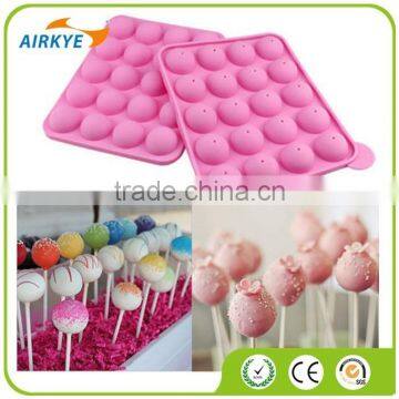 Silicone Cake Pops Mould Maker Lollipop Sticks Pop Mold Cooking