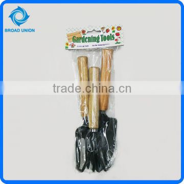 3PC Wholesale Kids Wooden Garden Tool