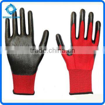 Nitrile Coated Nylon Working Gloves