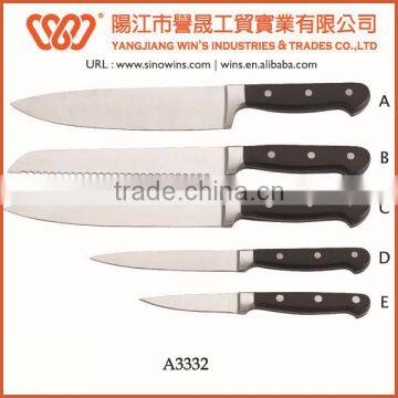 A3330 Classical Design High Quality 5pcs Stainless Steel Knife Set photo-3