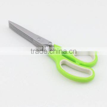 Multipurpose Kitchen Utensil Five Blades Scissors Culinary Herb Shears photo-2
