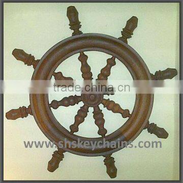 Wooden Ship Wheel