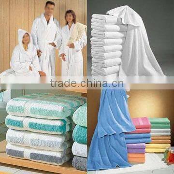 Cotton White Bath Terry Towel Set