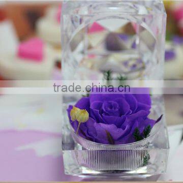 Cheap Artificial Single Preserved Rose Flower Wedding Decoration photo-4