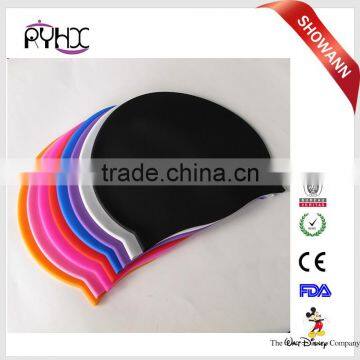 Wholesale Low Price Customized Waterproof Silicone Adult Swimming Cap