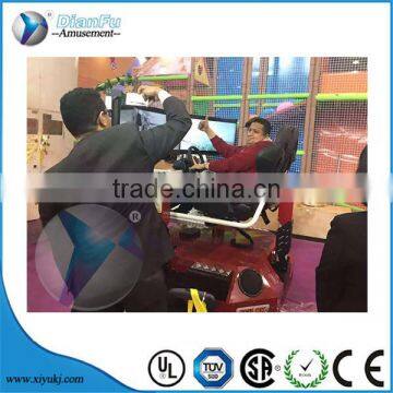 Guangzhou Dianfu Silulator Driving Real Feeling Motion Car Driving Simulator With Triple Screen photo-3