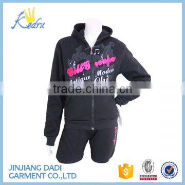 2017 Wholesale Tracksuit Leftover Stock Women Tracksuit Set