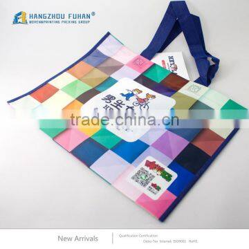 Custom Beautiful Tartan Plaid PP Non Woven Shopping Bags