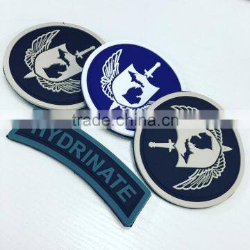 Washable Eco-Friendly Feature Rubber Material PVC Label For Garment photo-2