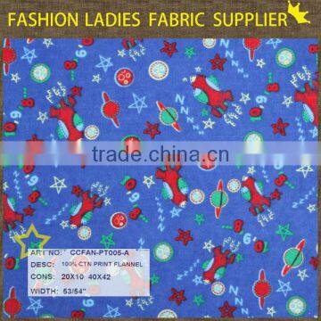 Shaoxing Textile 2016 New Designs 100%cotton 20x10 Print Fabric Cotton Fabric Flannel Shirt Flannel Fabric photo-1