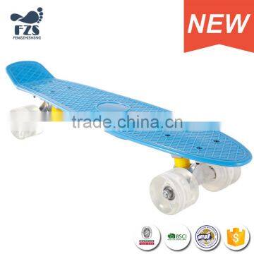 HSJ250 Factory Price PP Skate Board Fish Plastic Skateboard for Children photo-2