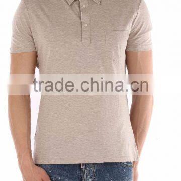 MGOO Promotional Beige Short Sleeve T Shirts With Pocket Blank Dri Fit Polo Shirts Wholesale photo-3