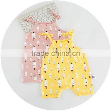 S17061A 2017 Summer Fashion Children Pants Baby Suspender Shorts photo-2