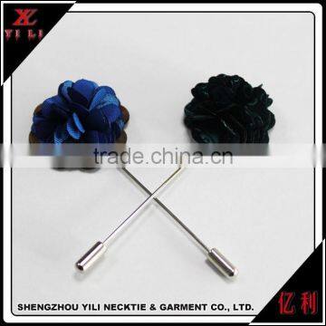 New Arrived High Quality Wedding and Party Flower Chiffon Lapel Pin photo-5